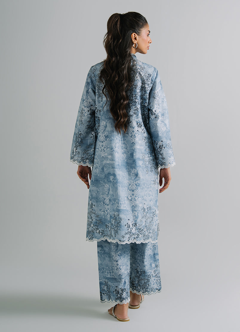 Printed Embroidered CO-ORD Set