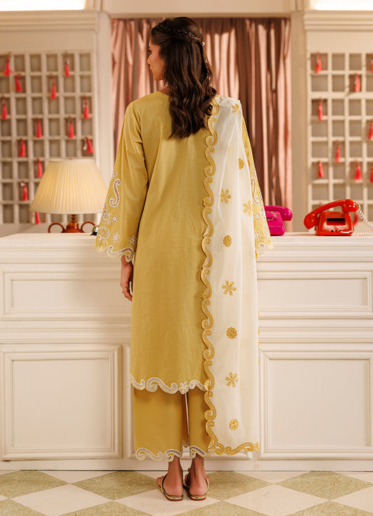 Embroidered 3 PC Suit