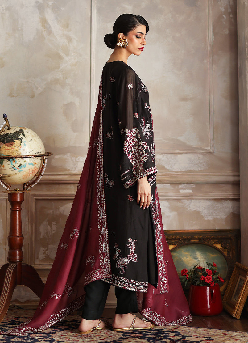 3 PC Embroidered Suit