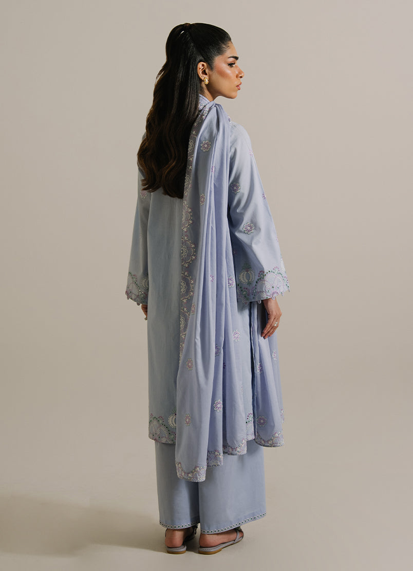 3PC Embroidered Suit