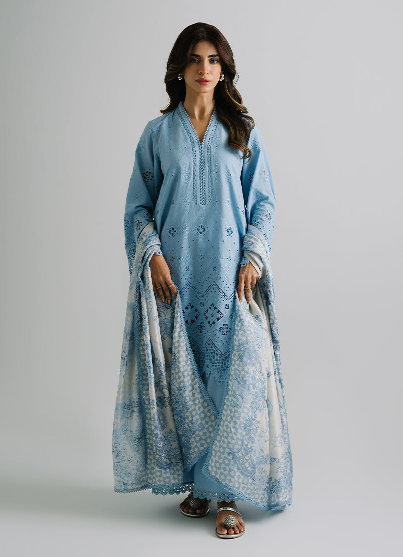 3 PC Embroidered Suit