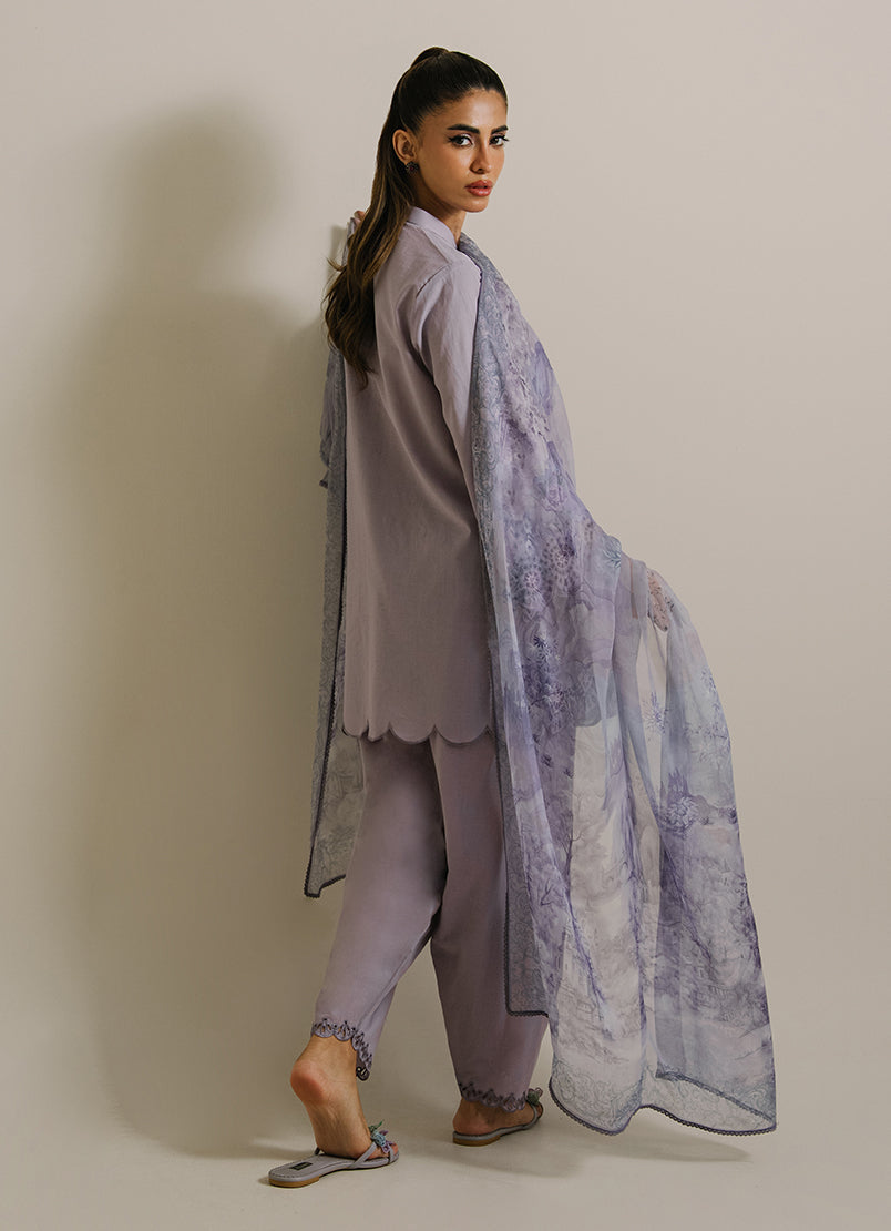 3PC Embroidered Suit