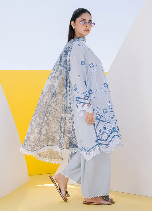 Embroidered 3 PC Suit