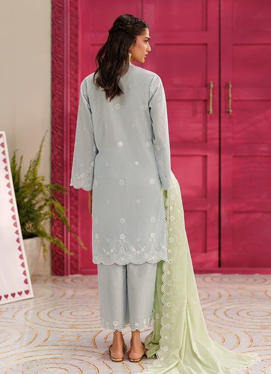 Embroidered 3 PC Suit