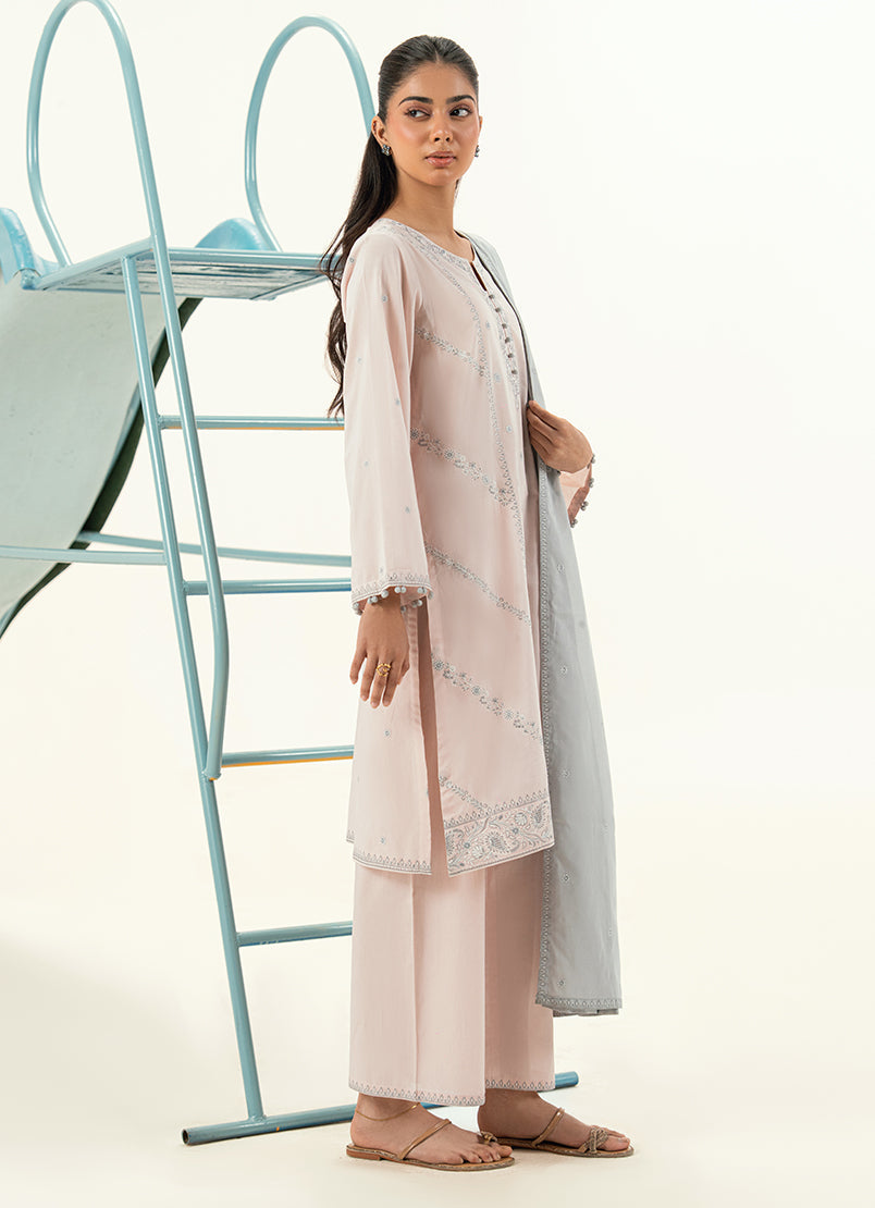 Embroidered 3 PC Suit