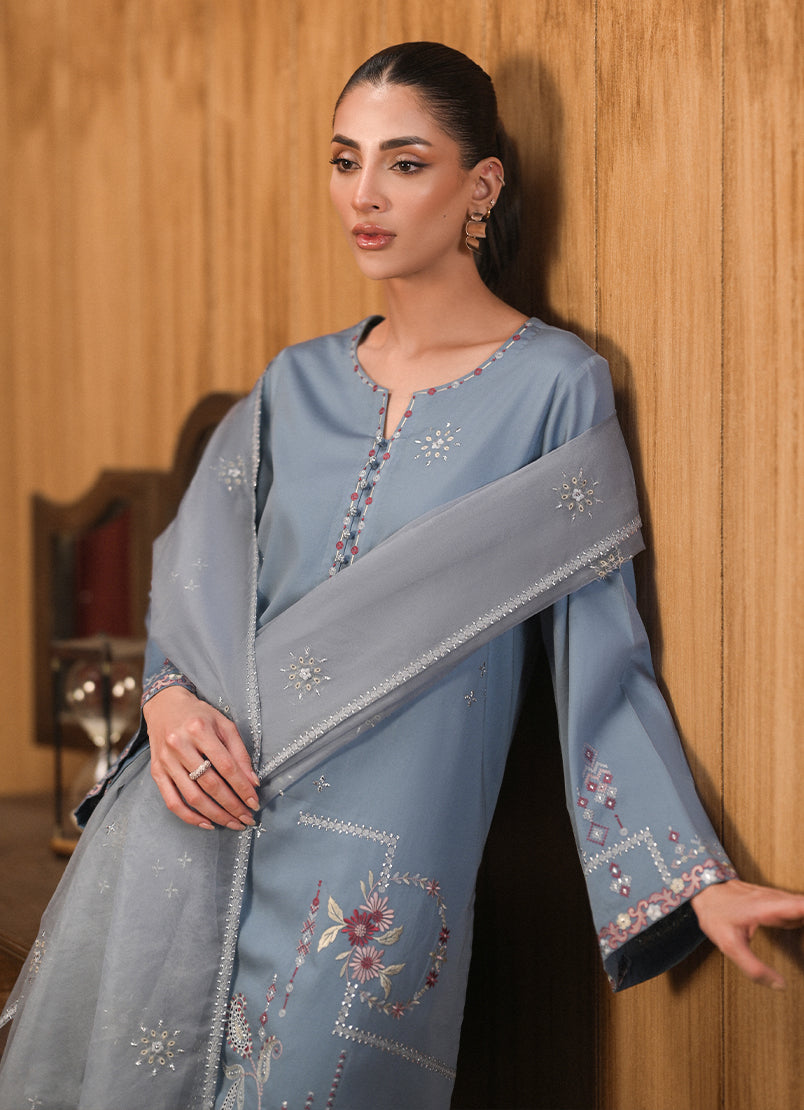 3 PC Embroidered Suit