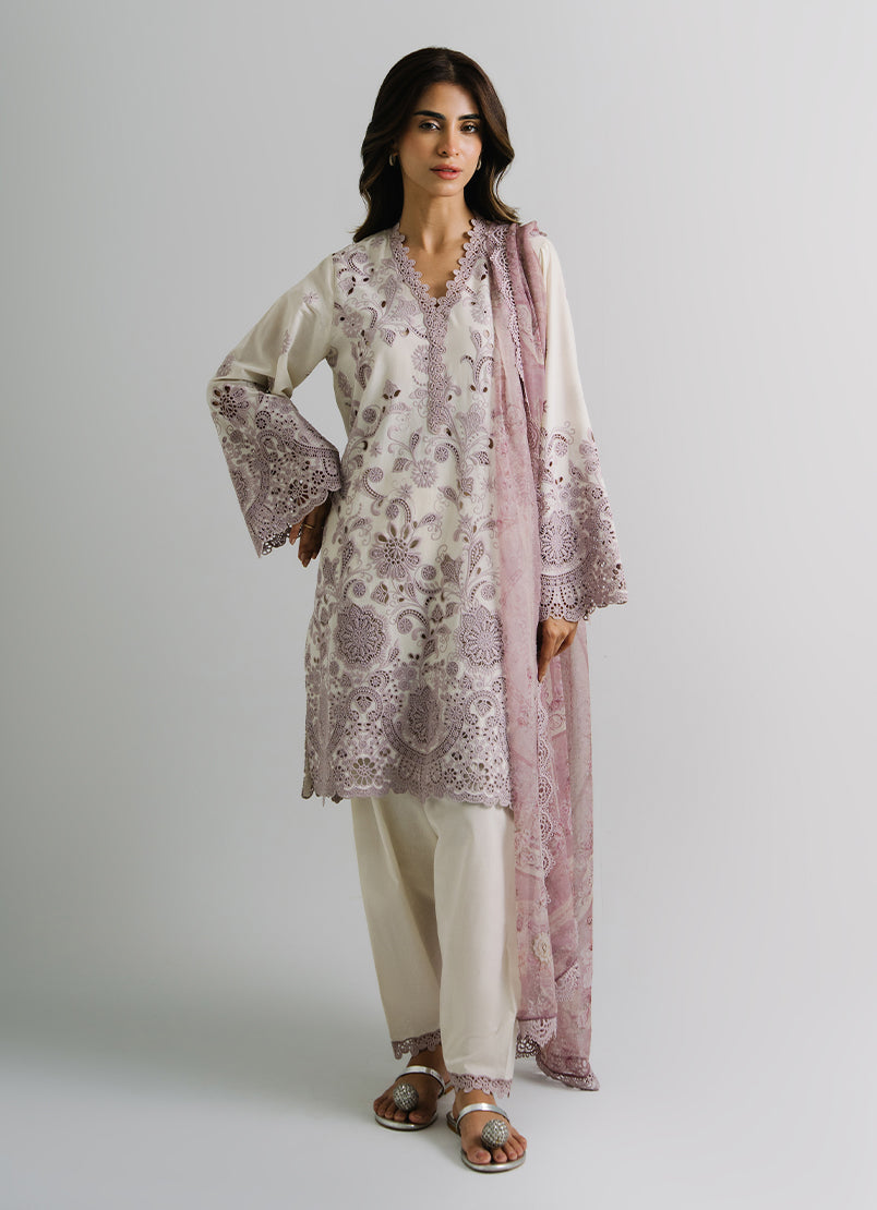 3 PC Embroidered Suit
