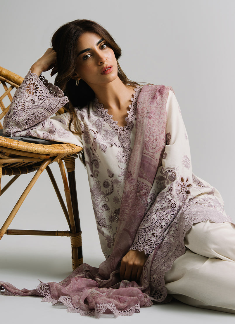 3 PC Embroidered Suit