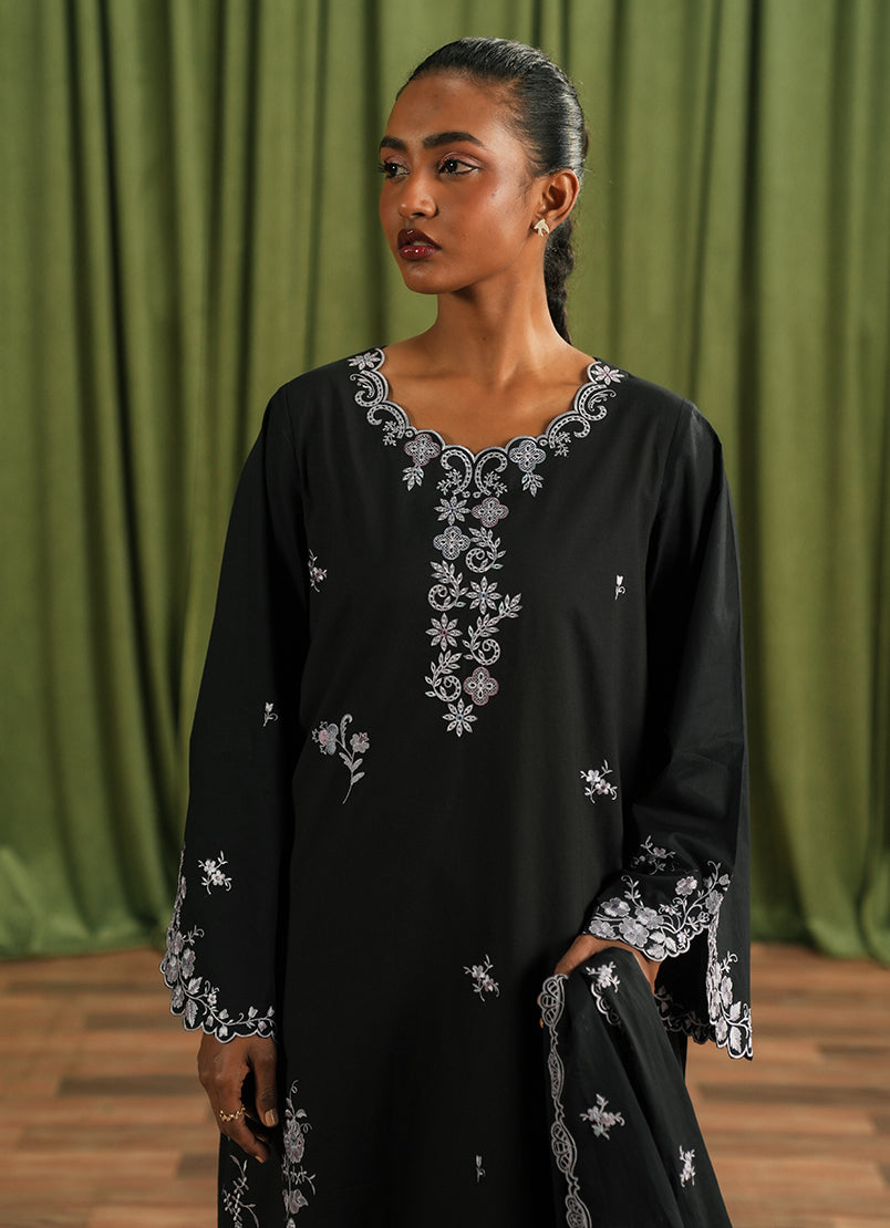 3 PC Embroidered Suit