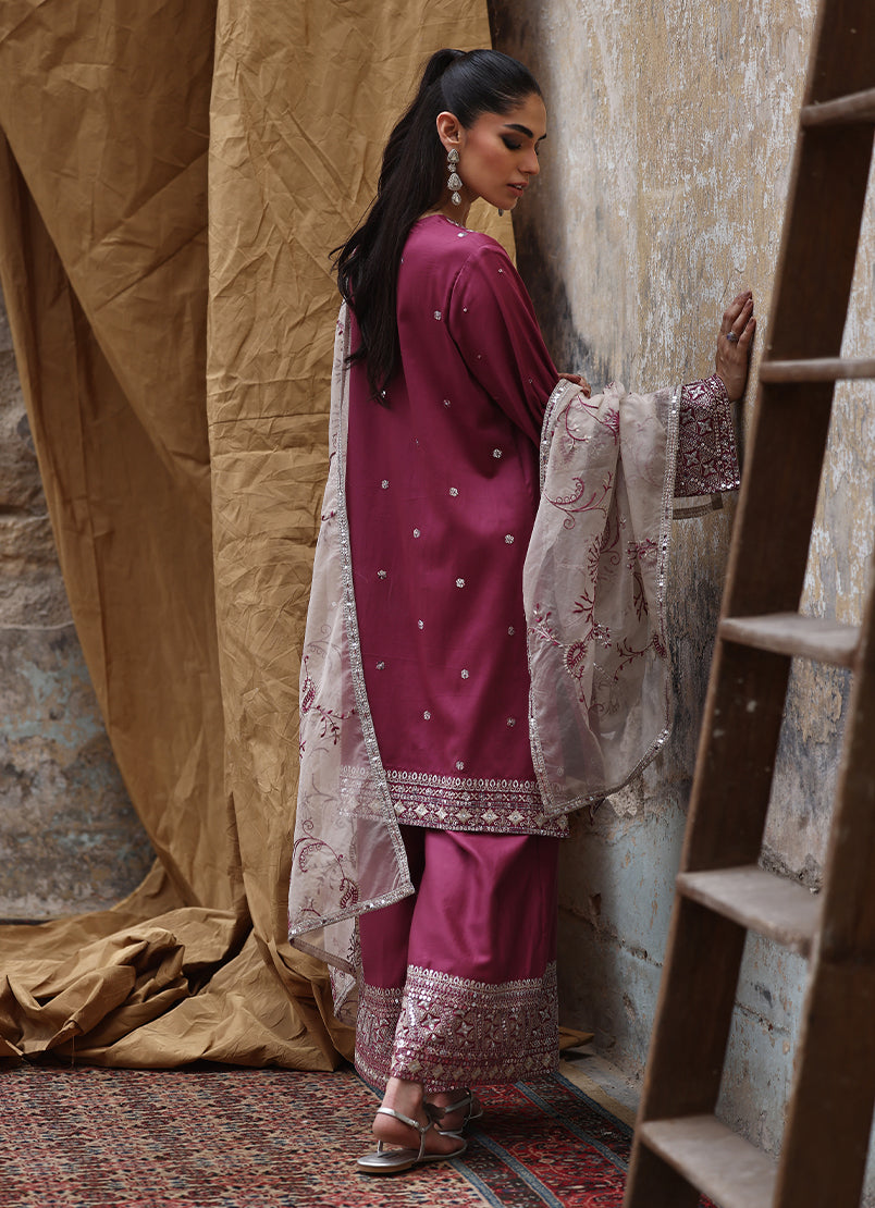 3 PC Embroidered Suit