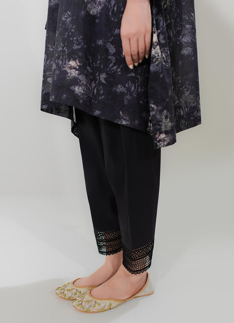 Solid Lace Shalwar