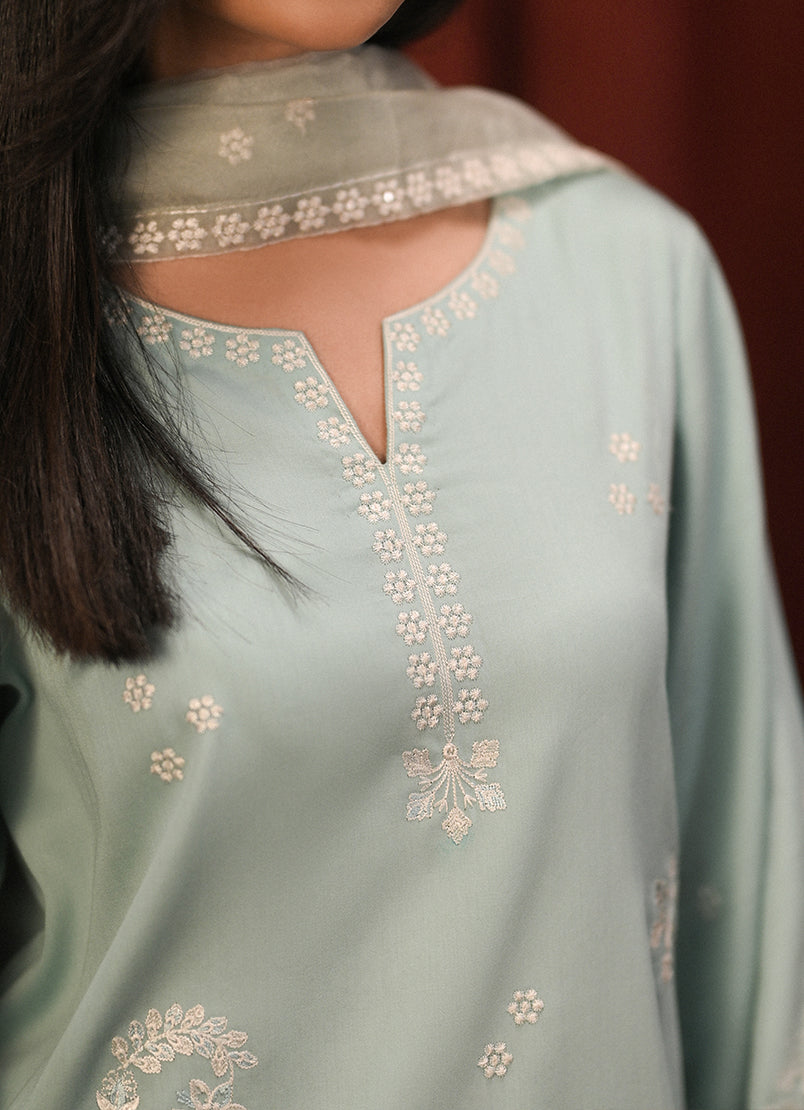 3 PC Embroidered Suit