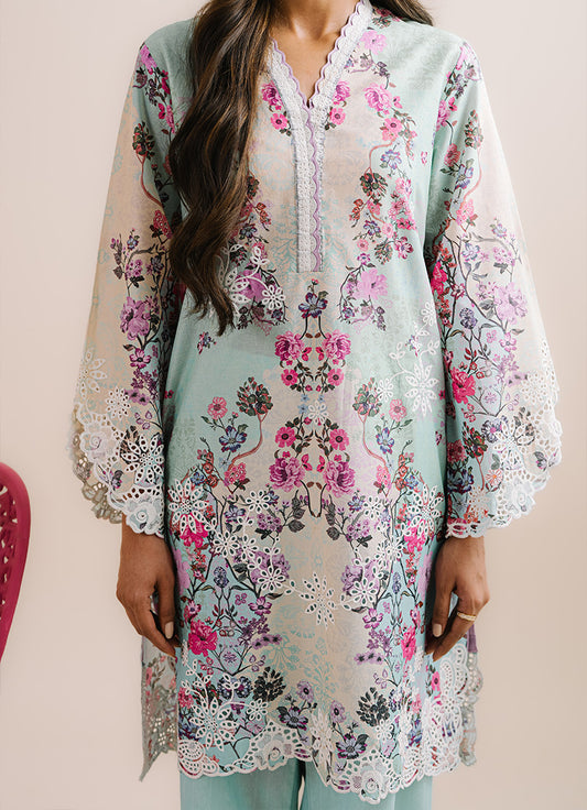 Printed Embroidered CO-ORD Set