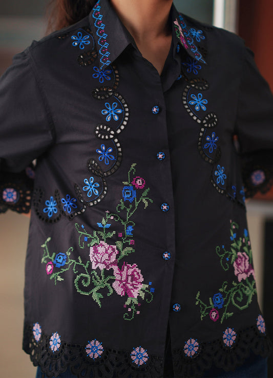 Embroidered Top