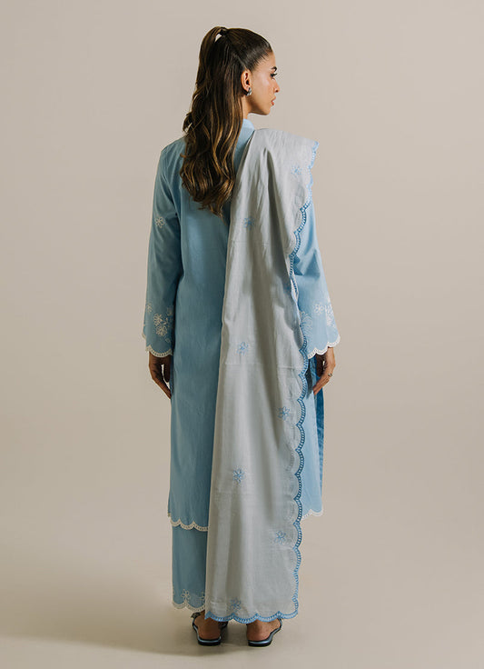 3PC Embroidered Suit