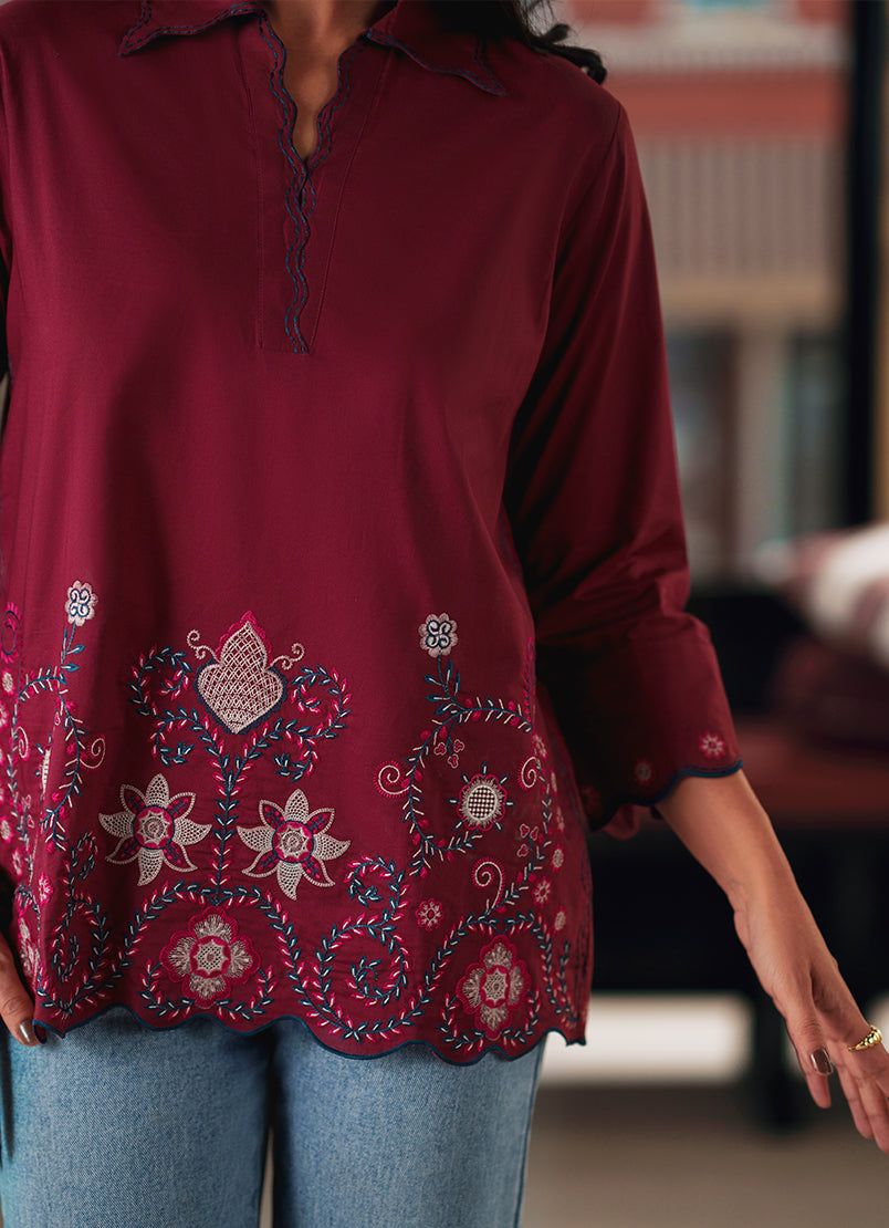 Embroidered Kurta