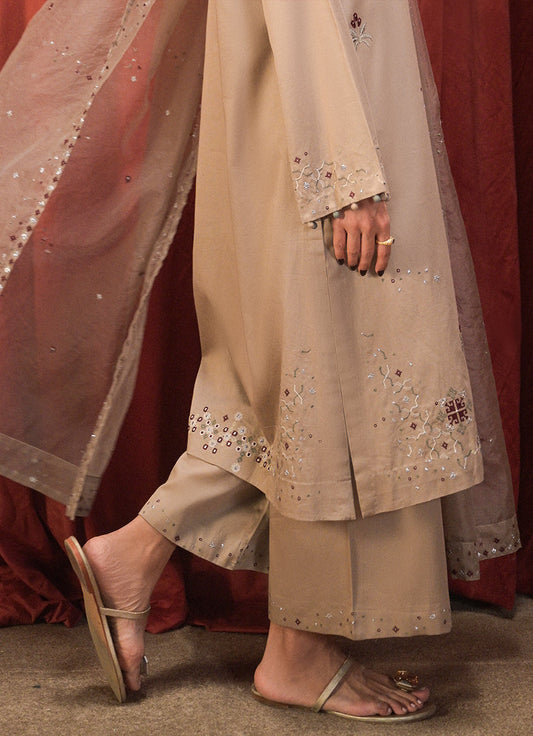 3 PC Embroidered Suit