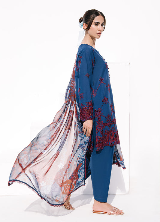 Embroidered 3 PC Suit