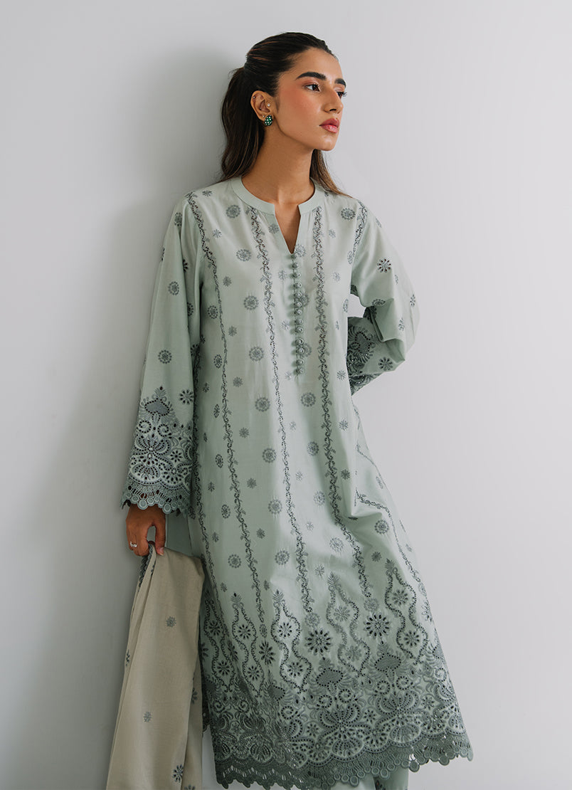 3 PC Embroidered Suit