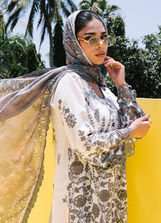 Embroidered 3 PC Suit