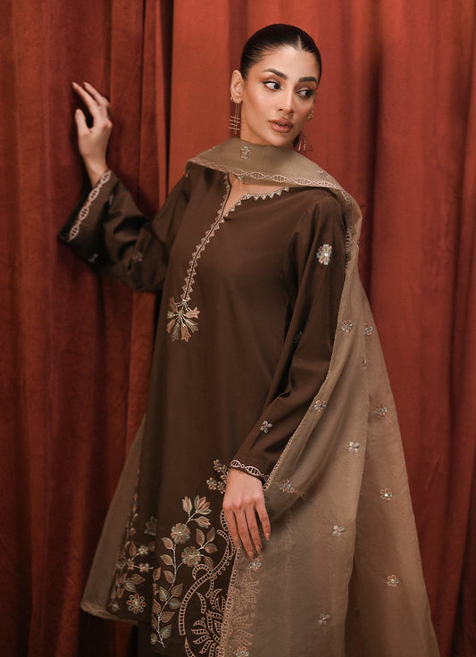 3 PC Embroidered Suit