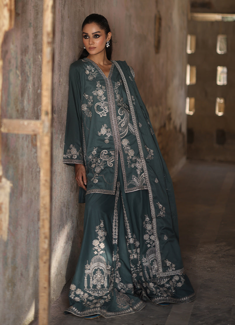 3 PC Kohsar Gharara Set