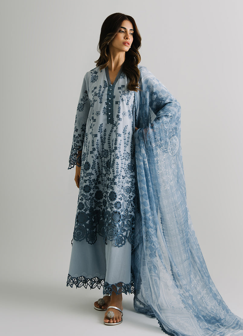 3 PC Embroidered Suit