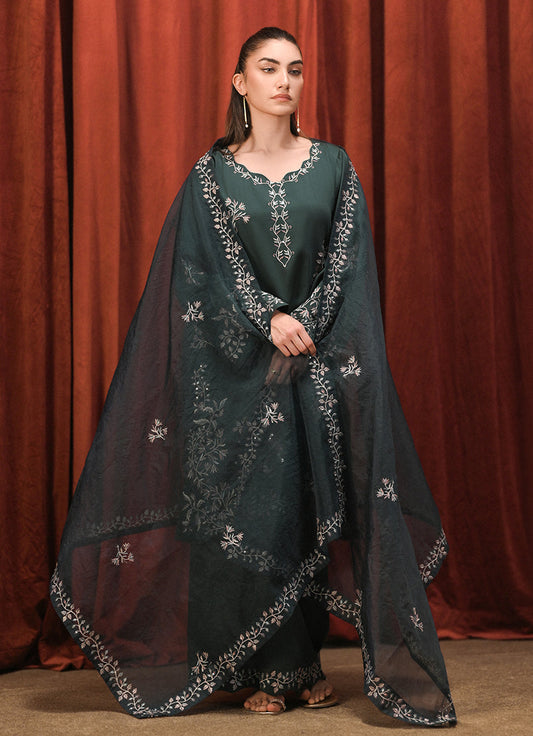 3 PC Embroidered Suit