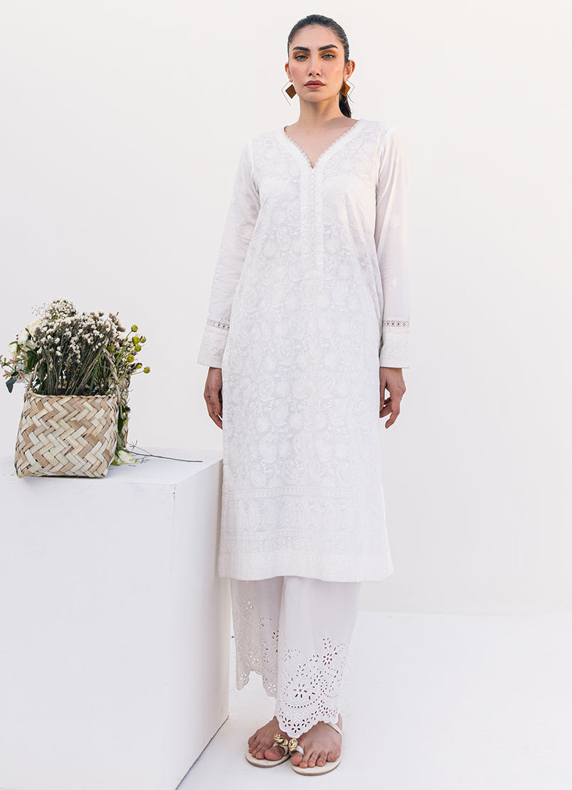 white-chikankari-kurta