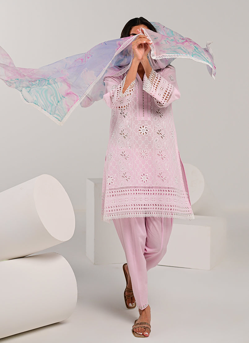 3 PC Embroidered Suit