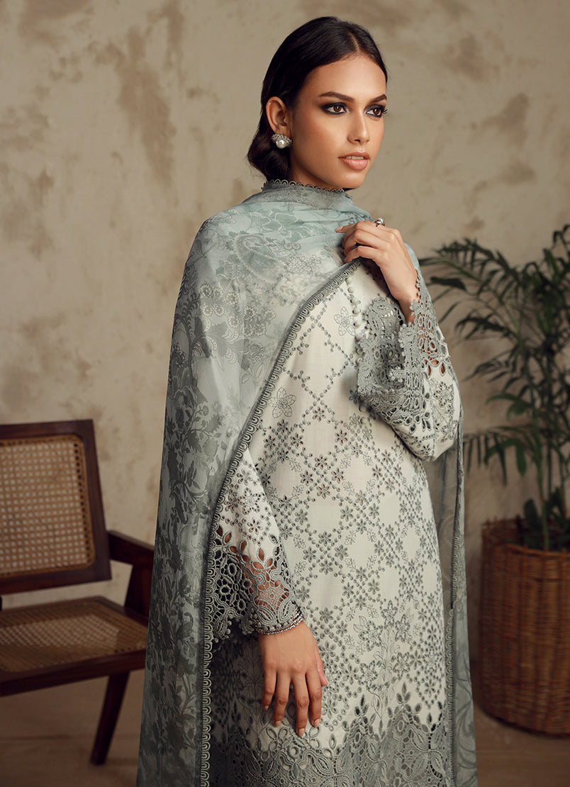 3 PC Embroidered Suit