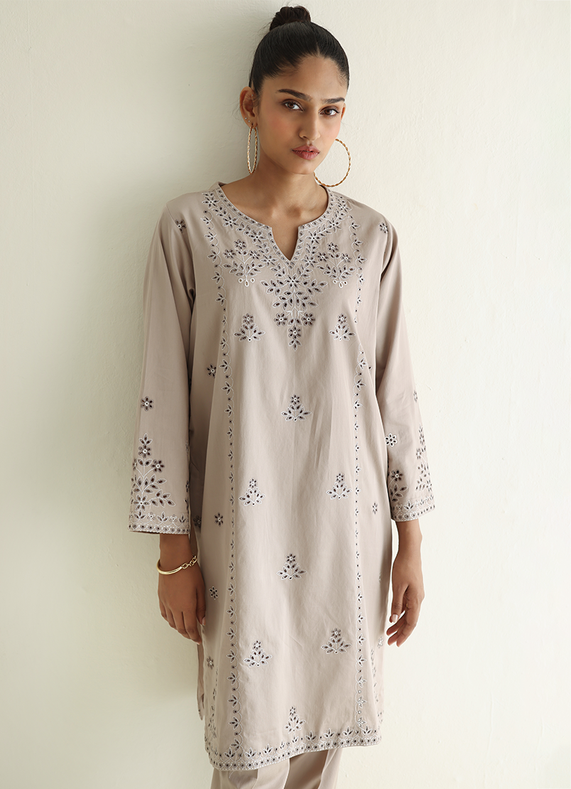 Embroidered Kurta Set