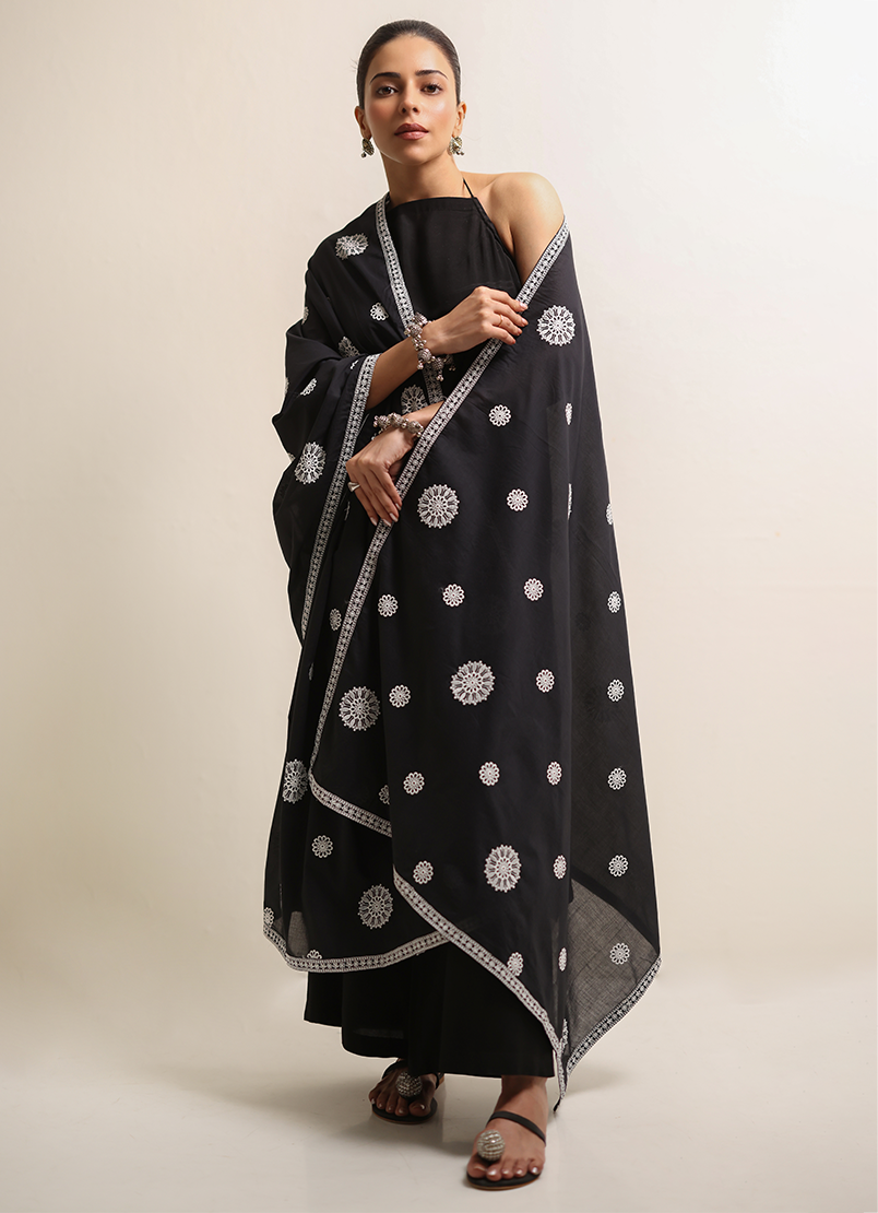 Chikankari Dupatta