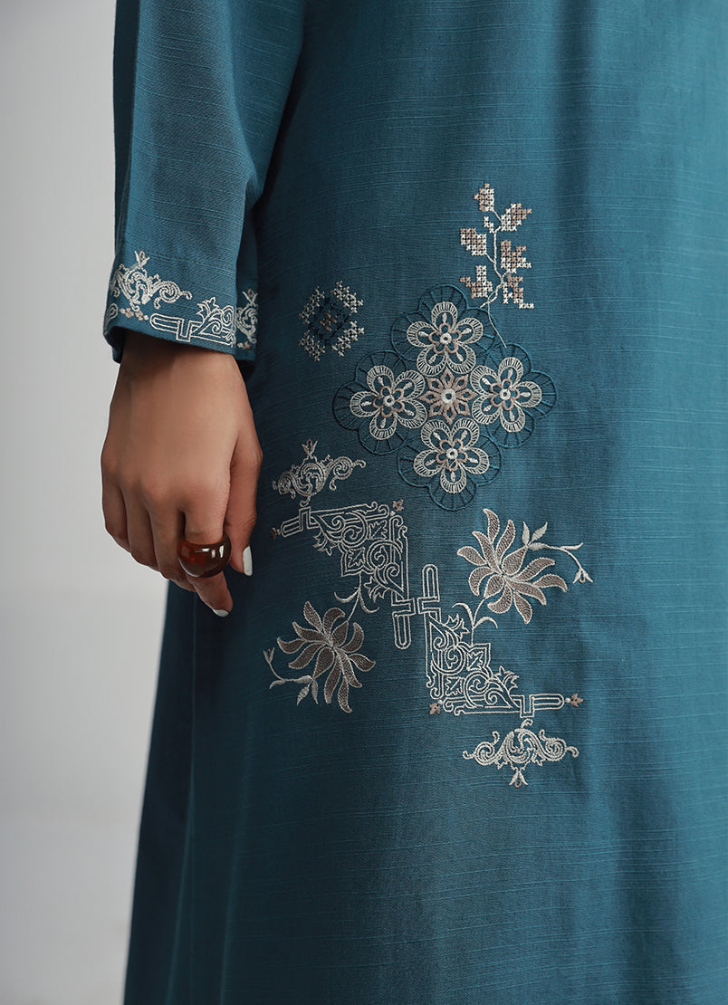 khaddar-embroidered-co-ord-set