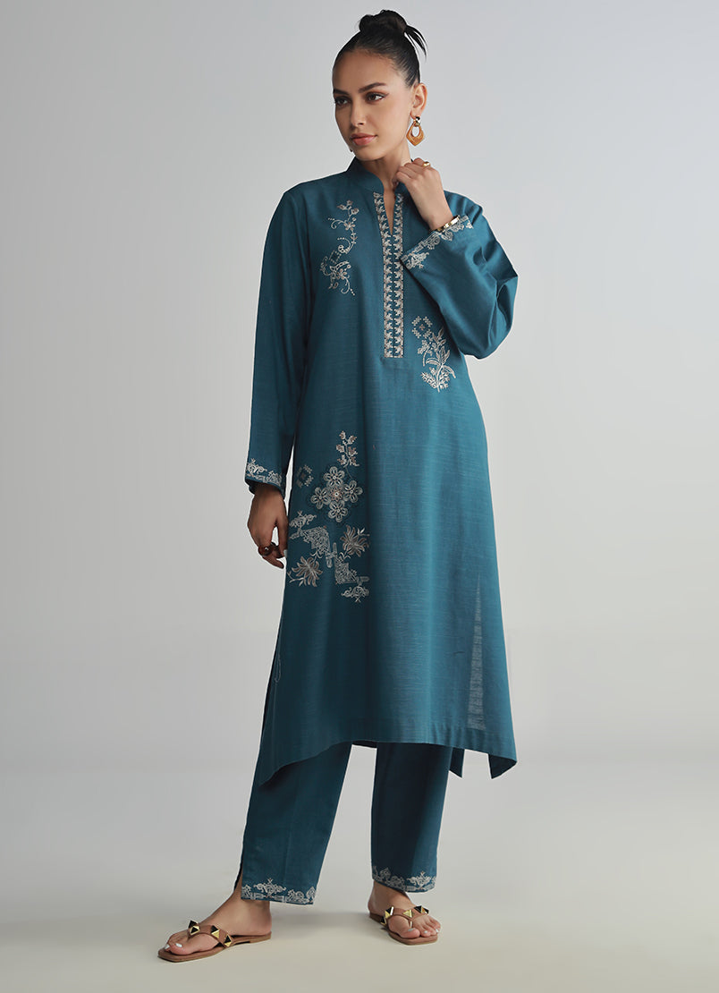 Khaddar Embroidered CO-ORD Set