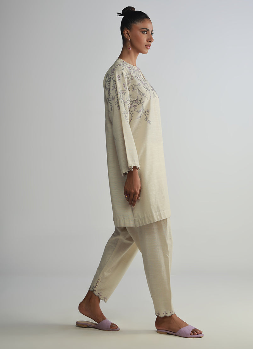 Khaddar Embroidered CO-ORD Set