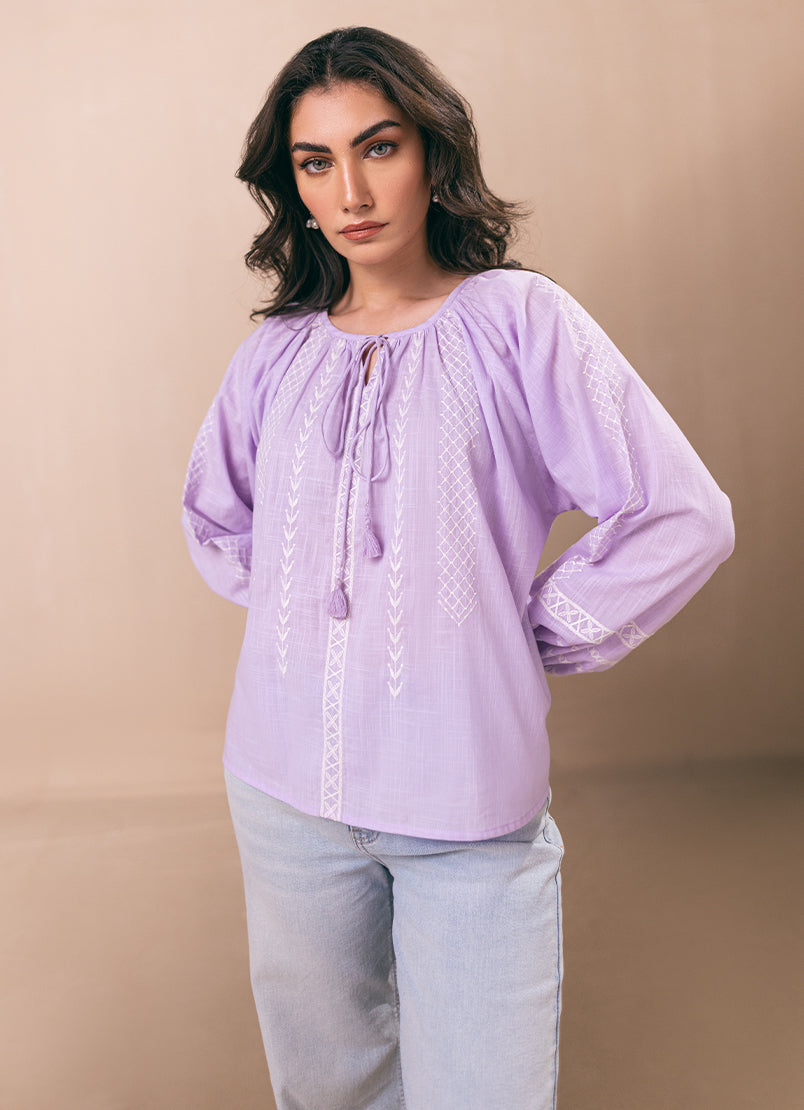 lavendar-embroidered-top